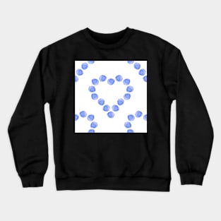 Blue hearts Crewneck Sweatshirt